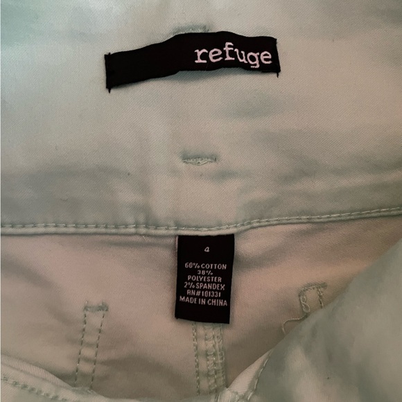 High waisted refuge shorts teal size 4 - Picture 6 of 8